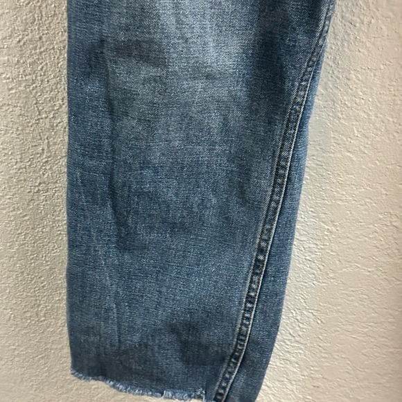 Abercrombie&fitch curve love capri jeans 90's slim Straight Ultra High rise Sz35 - Picture 5 of 8